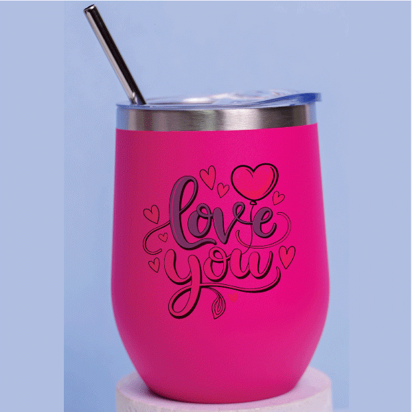 Thermal Mug with Straw