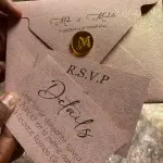Pattern  floral wedding card